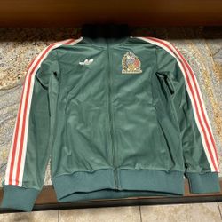 adidas Originals FMF OG BB TT Mexico Track Jacket Green SMALL Full Zip Men Soccer