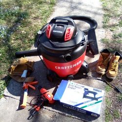 Craftsman Shop vac 16 Gallon+Tools 60.00