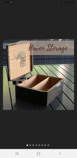 Premium Red Oak Decorative Box 