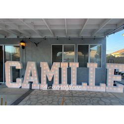 Marquee Letters And Numbers 
