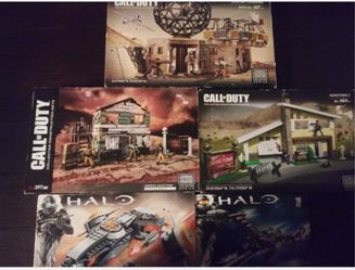 New legos halo call duty sets