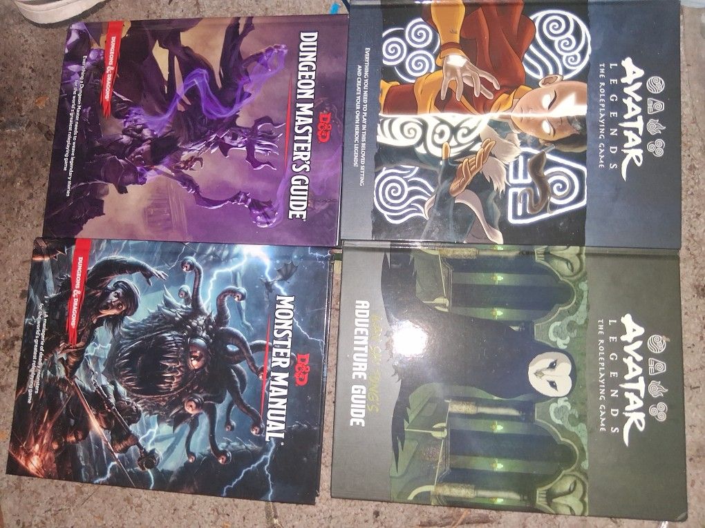 Dungeons And Dragons Books And Other Assorted Books Bundle....