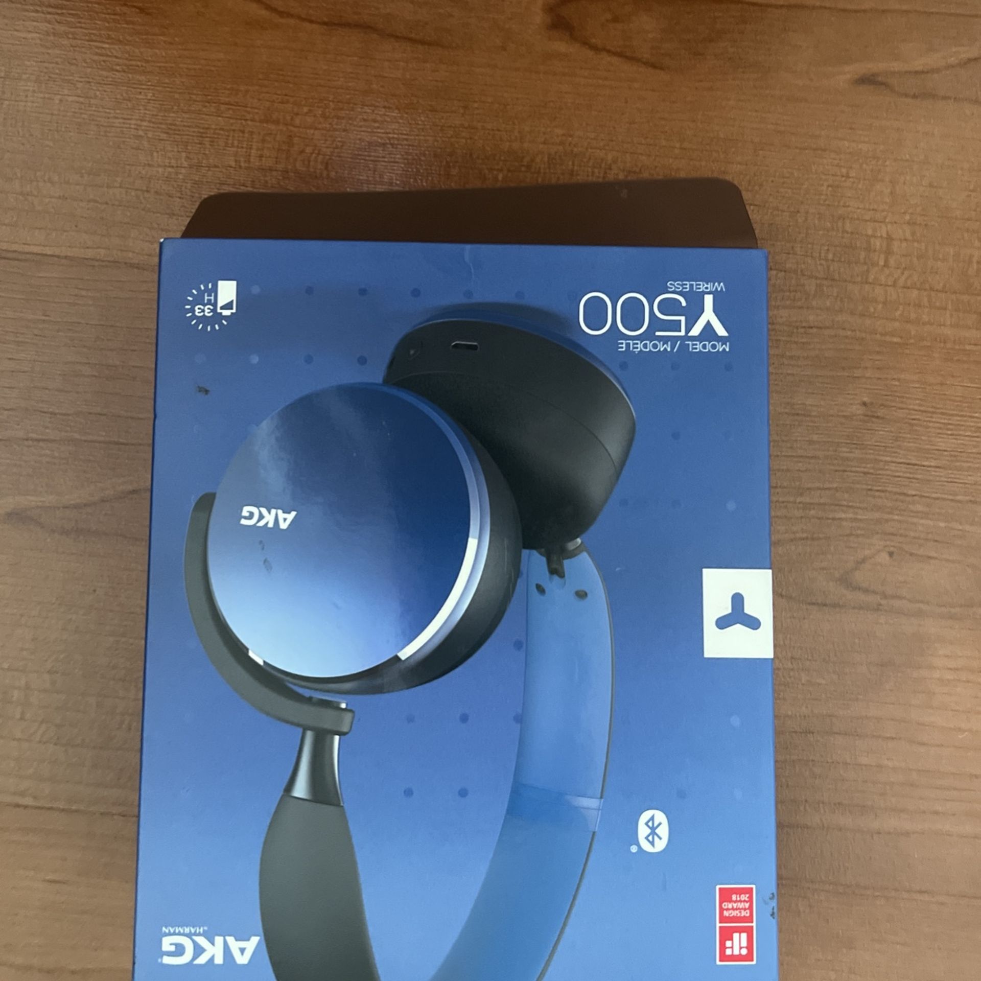 新品未開封 AKG Y500 オンイヤー折りたたみ式ワイヤレスBluetooth