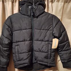 Boy's Water Resistant Puffer Jacket Size XS 6/7