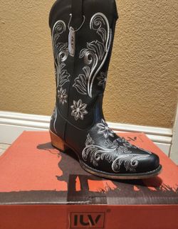 Woman cowgirl boots
