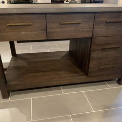 Pottery Barn Kitchen Island + Work Desk