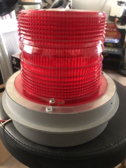 Edwards Signaling 94R-N5 AdaptaBeacon Heavy Duty Strobe – Red 120V AC