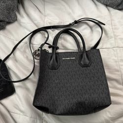 Michael Kors Monogram Crossbody Tote Bag
