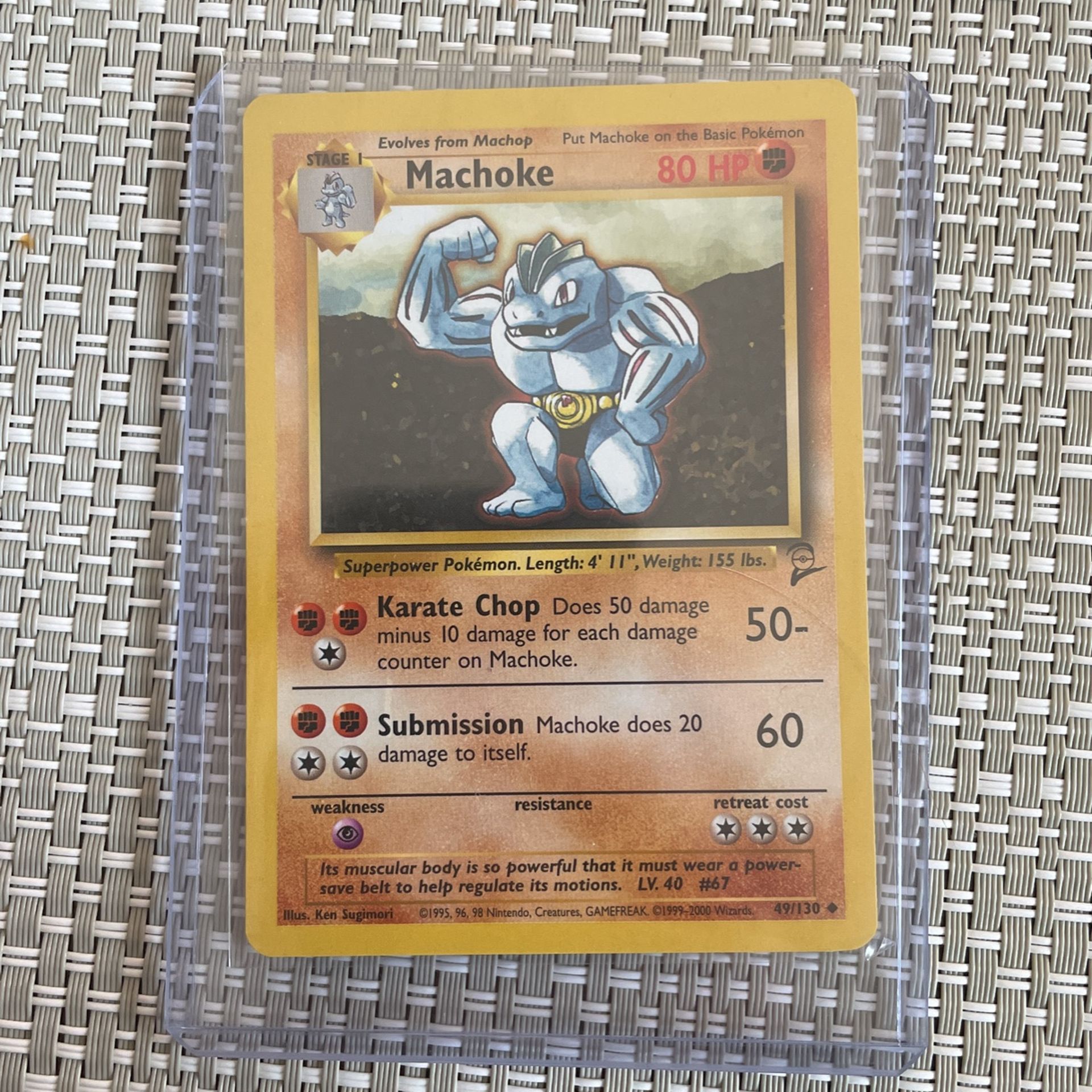 Sealed Machoke 1995 Pokémon Card