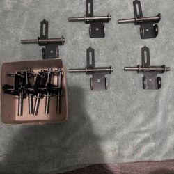 10 Steel Slide Bolt 5-3/4” Wide X 4” Height Overall Size 1/2” Bolt