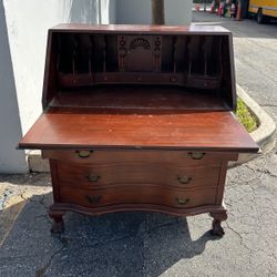 Antique Secretary Desk drop front, used.