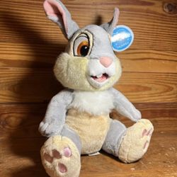 Disney Store Original Thumper 14" Bambi Friends Bunny Rabbit Plush Stuffed Toy
