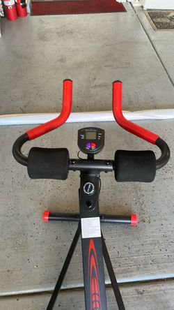 Ab Coaster Exercise Machine with LCD Monitor
