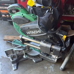 Hitachi Compound Saw With Top