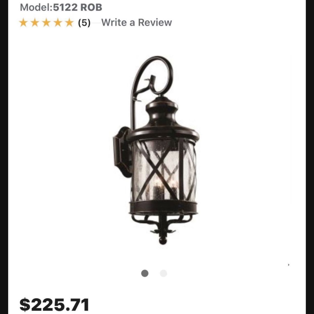 Outdoor lighting.