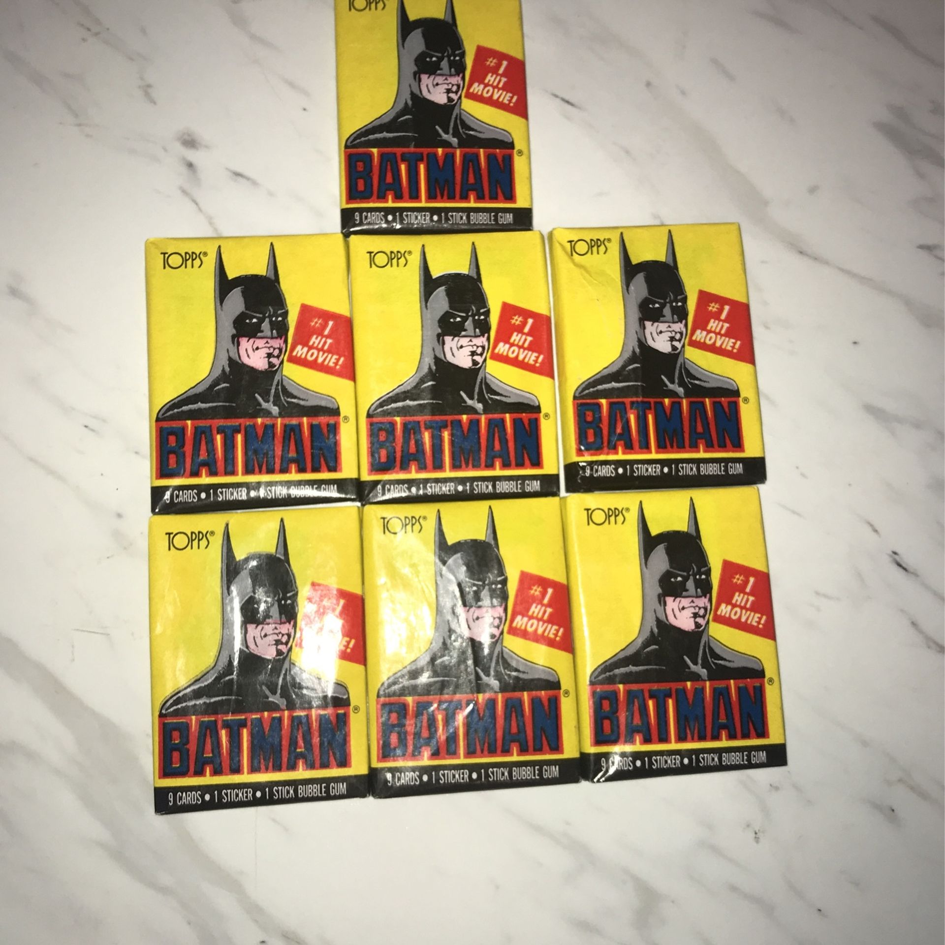 Vintage Batman Movie Trading Cards