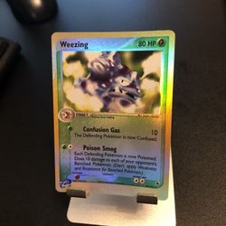 Rare Reverse Holo Weezing Pokémon Card