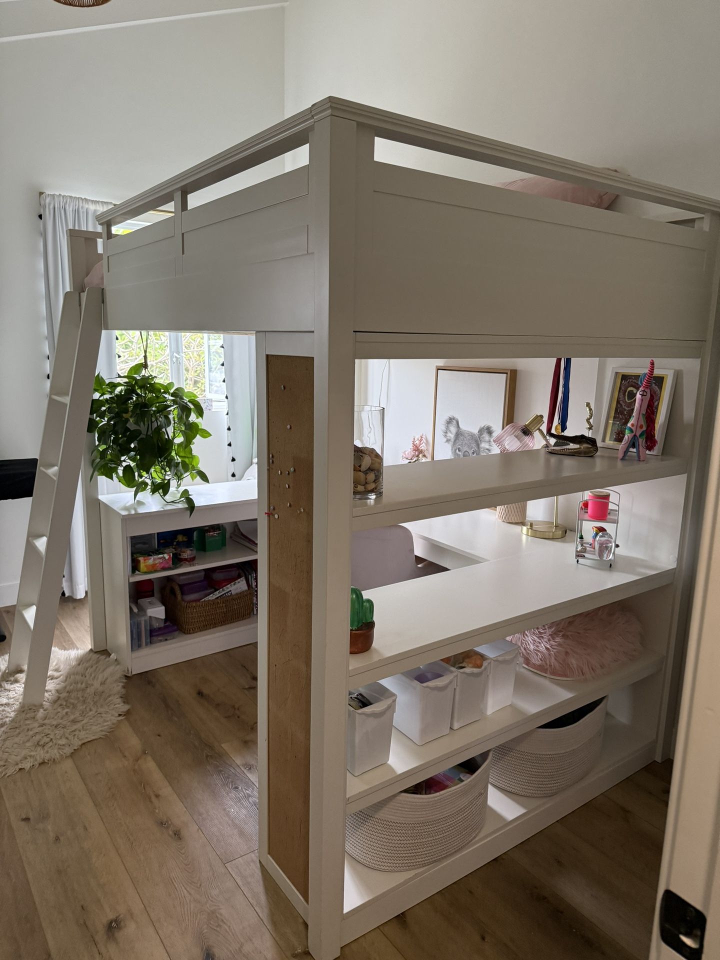 Pottery Barn Loft bed-full