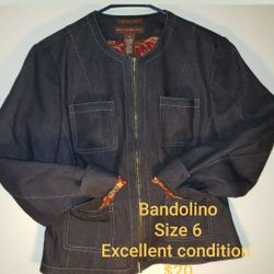 Bandolino Black Denim Jacket
