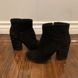 Michael Kors Black Studded Heel Booties Women’s 5.5