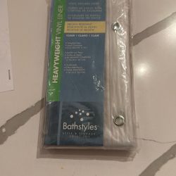 HEAVY WEIGHT VINYL SHOWER LINER MILDEW RESISTANT