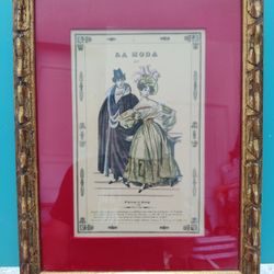 LA MODA FASHION PRINT FRAMED
