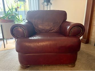 Chateau d’Ax Italian Leather Armchair – Authentic Made in Italy