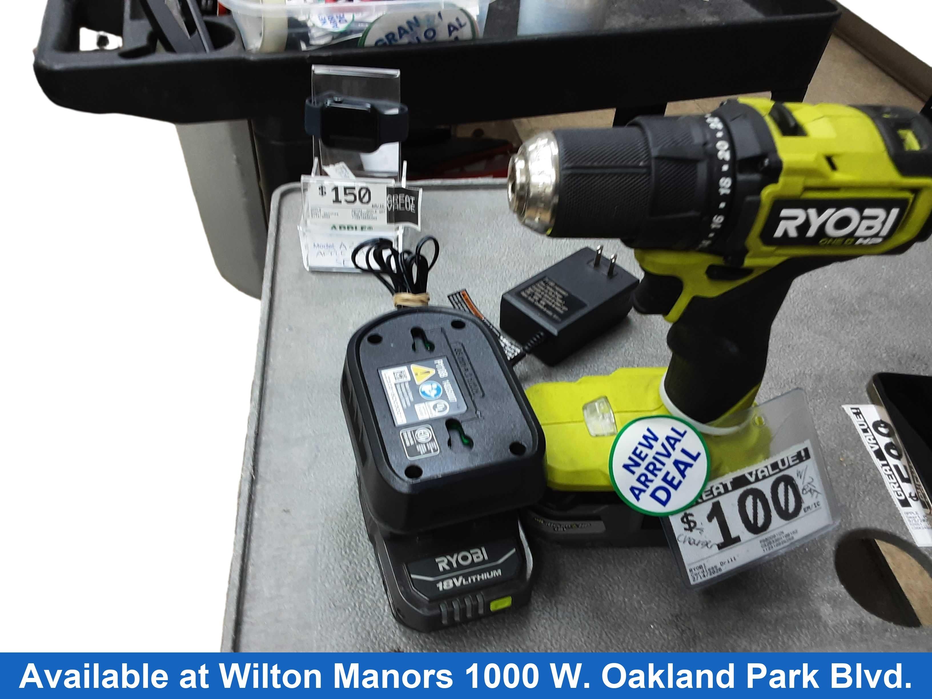Ryobi Psbdd01cn Green Cordless Standard Drill