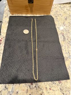 10k gold rope chain