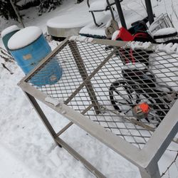 Stainless Shop Bench 