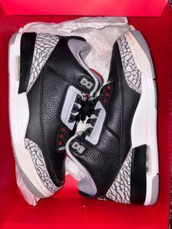 Jordan 3 black cement size 8