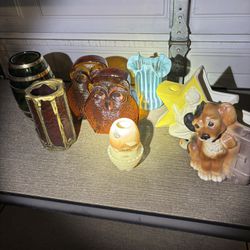 Vintage Collectible Glass Ceramic Pottery Lot