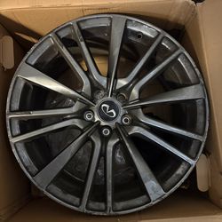 Infiniti Q50 Red Sport Rims