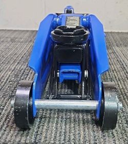 Blue Heavy-Duty Hydraulic Floor Jack
