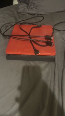 custom red top ps4 slim