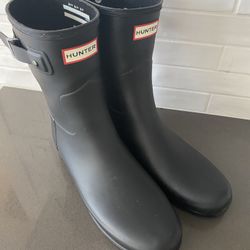 Hunter Boots (Women’s) Mid Calf - Black Size 10