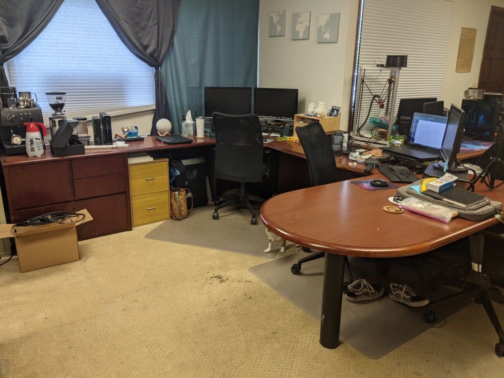 Large Multi-person Office Desk