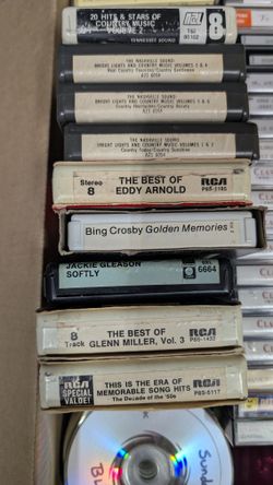 8 Track Tapes Cassettes
