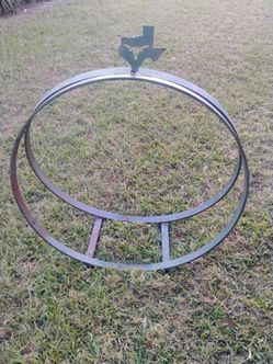 Wrought Iron Firewood Stacker 3' Wide