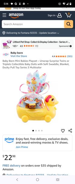 Baby born mini babies twins or triplets series 3 brand new factory sealed. Fontana pickup.