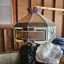 Anheuser Busch Michelob Antique Stained Glass Lamp Shade