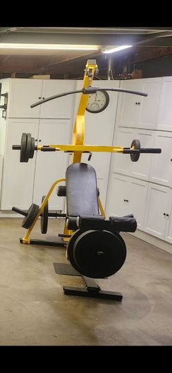 Powertec workout bench leverage gym