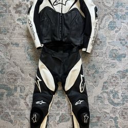Alpine Stars Leather Jacket and Pants - Will Not Separate