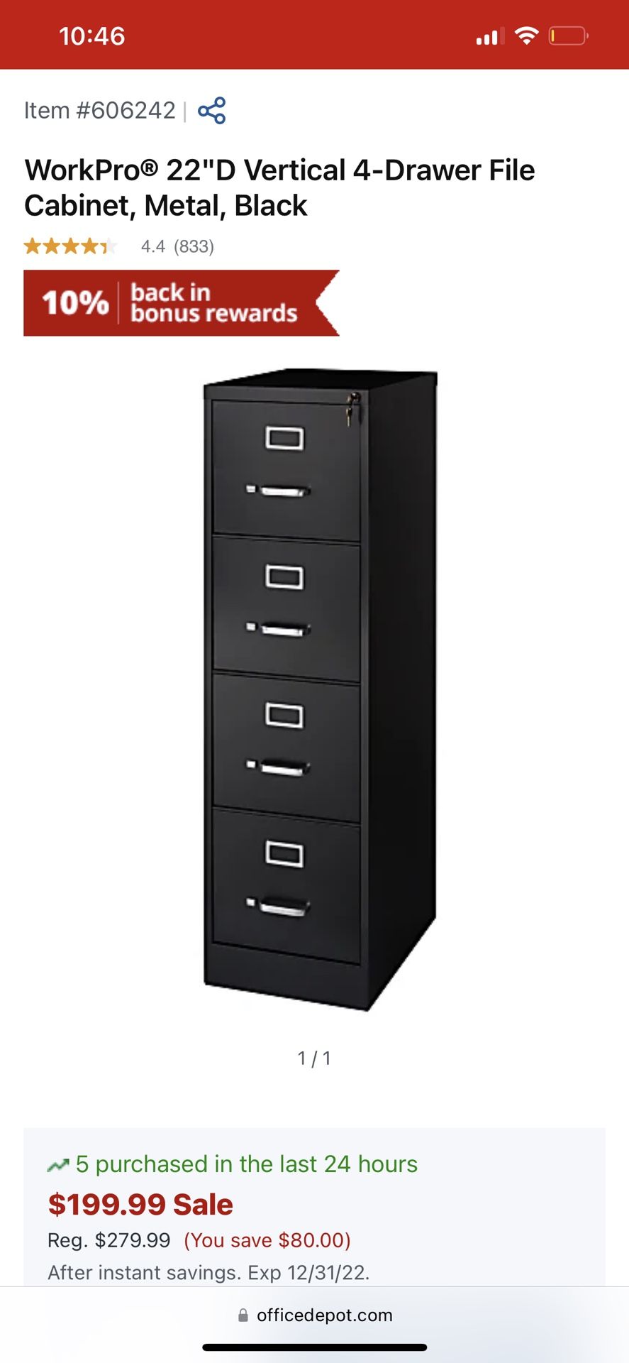 5 Pieces $75 Each File Cabinet 🗄️ 