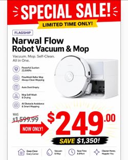 Narwal Flow Robot Vacuum & Mop