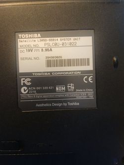 Toshiba 15" laptop for cheap