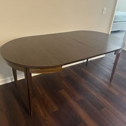 Brown Expandable Table