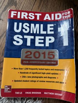 First aid Usmle step 1