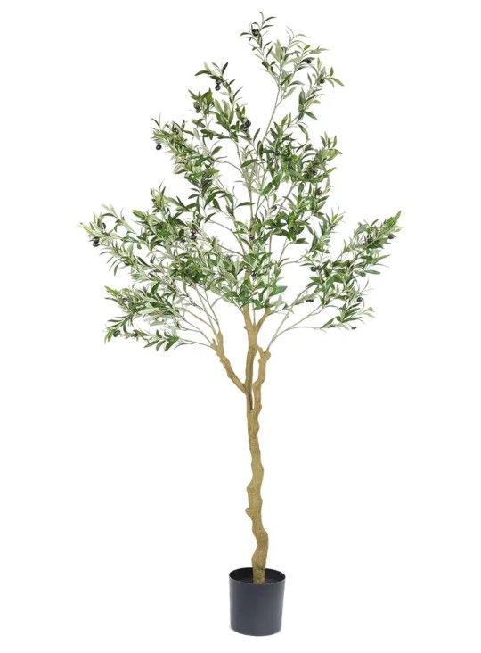 Tall Faux Olive Tree 7ft New