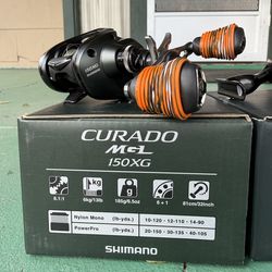 Shimano curado MGL 150 XG
